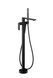 Змішувач для ванни Corsan Trino black mat підлоговий CMB7159BL, Черный матовый