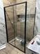 Душова кабіна Dusel DSL191B+DSL195B Black Matt 1200x900x1900, Черный матовый, прозорий, чорний матовий, 120x90