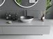 Умывальник Mexen Elza silver brushed black matt накладной MEX-21014023, Хром