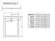Душовий піддон Radaway Doros Plus F 90x70 SDRFP9070-01