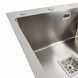 Кухонная мойка Platinum Handmade нержавейка 78x50B L (два отверстия, квадратный сифон 3.0/1.0), Нержавеющая сталь