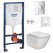Комплект інсталяція Grohe 38721001 + унітаз Gap Rimless A34H470000 з кришкою Soft Close Slim