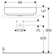 Умывальник Geberit Variform 60x45 500.772.01.2, Белый