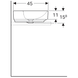 Умывальник Geberit Variform 60x45 500.772.01.2, Белый