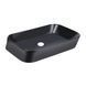 Умивальник Qtap Scorpio 550х390х120 Black matt QT14112243MBN, Черный матовый