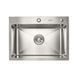 Кухонна мийка Platinum Handmade 580x430x220 (товщина 3,0/1,5 мм корзина та дозатор в комплекті), Нержавіюча сталь