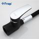 Смеситель для кухни гибкий излив U гайка черный/хром &Oslash;40 Frap 1/10 F4453-04, Черный матовый