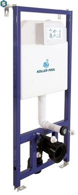 Установка Koller pool Dune 1200SL + панель смыва Neon KP-226-002 хром + подвесной унитаз Round Rimless RN-0520-RW