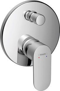 Смеситель для ванны/душа Hansgrohe Rebris S скрытый монтаж внешняя часть хром 72466000