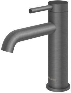 Смеситель для умывальника Kohlman Axel graphite низкий QB105AG, Графит