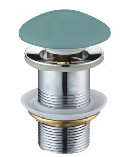 Донный клапан для раковины Mexen click-clack light green matt без перелива MEX-79910-48, Цветной