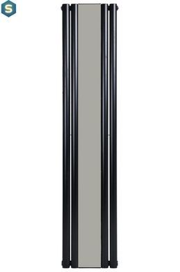 Вертикальный дизайнерский радиатор отопления Arttidesign Rimini II M 4/1800382/50 чёрный матовый, Черный матовый