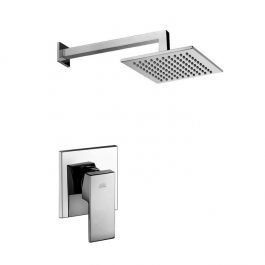 Душова система для ванни Paffoni Shower верхній душ 200x200 мм chrome KITEL010CR/M, Хром