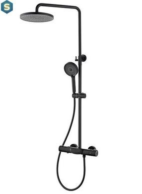 Душова система Dusel Centro Thermostatic Black (281307000), Черный матовый