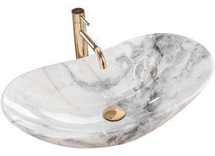 Умивальник Rea Royal granit накладний REA-U8596, Каппучино