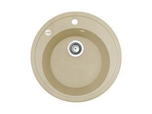 Кухонная мойка Adamant Sun &Oslash;510x200 Бежевый ivory 000000573, Бежевый