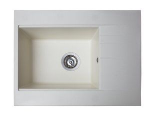 Кухонная мойка гранитная Miraggio Bodrum 650 white 649x500x220 00206702, Белый