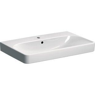Умивальник Geberit Smyle Square 75x48 500.249.01.1, Білий