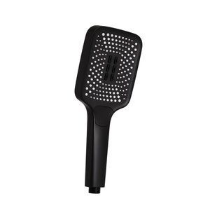 Ручний душ Qtap Rucni 140x110 мм прямокутний QTRUC125BLM45955 Black matt, Черный матовый