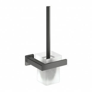 Йоржик для унітазу Omnires Nelson graphite NL80620GR, Графит