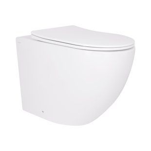 Унітаз підвісний Qtap Robin Ultra Quiet безобідковий з сідінням Soft-close 520x365x365 мм White, Білий