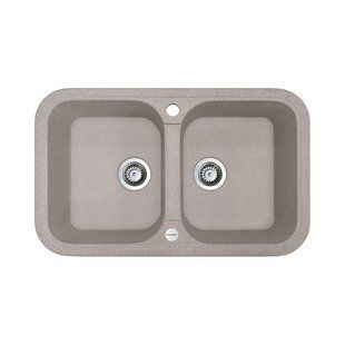 Кухонная мойка Adamant Twins 765x470x190 terra 302223, Терра