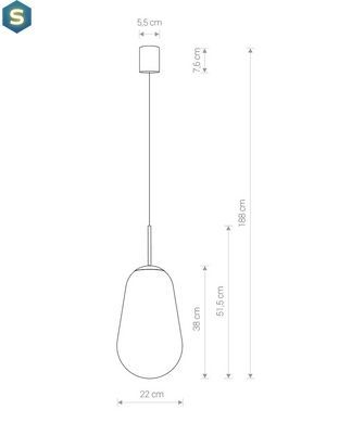 Подвесной светильник Nowodvorski 7798 Pear E27 1x40W IP20 Bl
