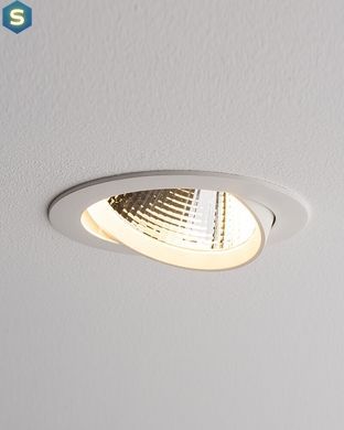 Точечный светильник Nowodvorski 10555 Egina LED 1x15W 3000K 1100Lm IP20 Wh
