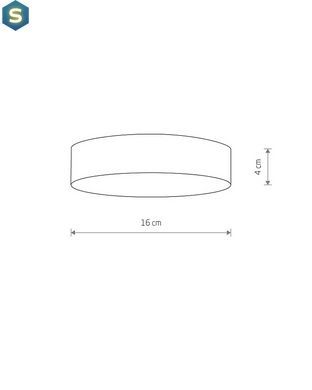 Стельовий світильник Nowodvorski 10403 Lid Round Led 1x25W 3000K 1900Lm IP20 Wh