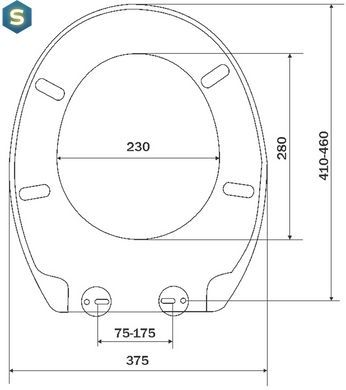 Сидіння для унітазу Koller Pool Orion Soft Close Eurostandard C9, Білий