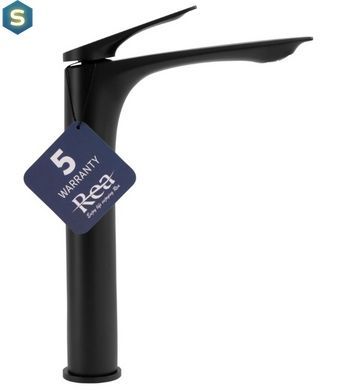 Смеситель для умывальника Rea Avalon black высокий REA-B1126, Черный матовый