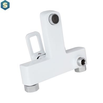 Змішувач для ванни Lidz Wawel 006 (з душовим гарнітуром) (k35) LDWAW006WHI45398 White, Білий
