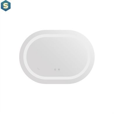 Зеркало Qtap Gemini 600х800 с LED-подсветкой Touch, с антизапотеванием, с диммером температуры цвета (3000-6500K) Reverse QT2578R6080