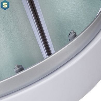 Душовий бокс Lidz Tani SB90x90.SAT.LOW.FR Frost, Хром матовий, матовий, хром матовий