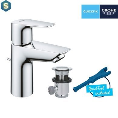 Смеситель для раковины Grohe QuickFix StartEdge S-Size 24196001, Хром