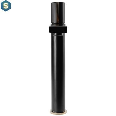 Смеситель для умывальника Rea Icon black L.gold черный высокий REA-B5681, Черный/золото