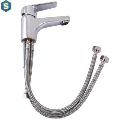 Смеситель для умывальника Topaz Capri TCA-15206-H43 гигиен. с стоп-лейкой, встроенный клапан,D35, Хром