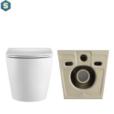 Унітаз підвісний Qtap Robin Ultra Quiet безобідковий з сідінням Soft-close 520x365x365 мм White, Білий