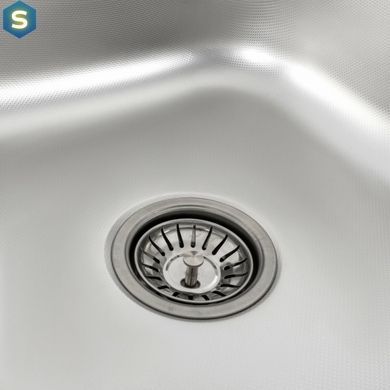 Кухонна мийка з нержавіючої сталі Valeso декор 7850 (0,8/180 мм), Decor
