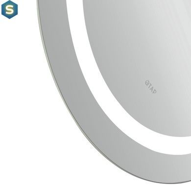 Зеркало Qtap Gemini 600х800 с LED-подсветкой Touch, с антизапотеванием, с диммером температуры цвета (3000-6500K) Reverse QT2578R6080