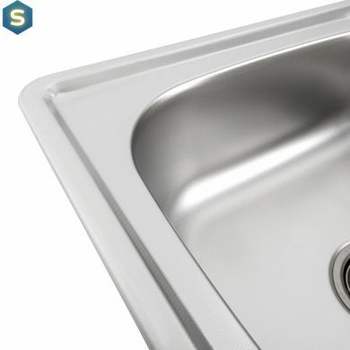 Кухонна мийка з нержавіючої сталі Valeso декор 7850 (0,8/180 мм), Decor