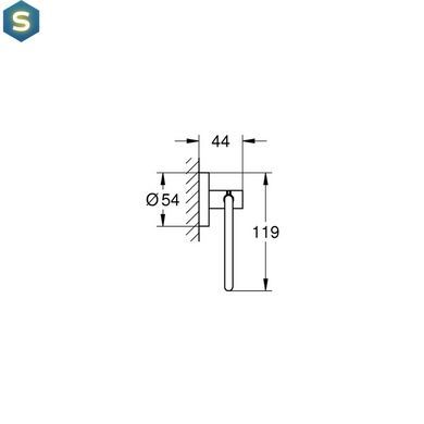 Тримач туалетного паперу Grohe QuickFix Start 41200000, Хром