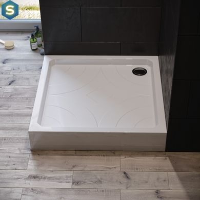 Душовий піддон Koller Pool Grace акриловий 90x90, квадратний GRACE90S, Білий, білий