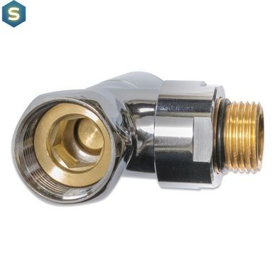 Кран угловой Luxon для полотенцесушителя 1/2"-3/4" (LX-8202) 71401041