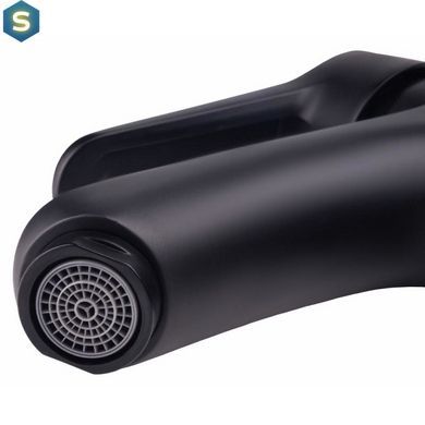 Змішувач для раковини Lidz (BLA)-14 43 001F, Черный матовый