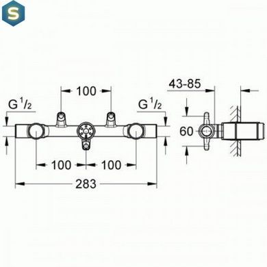 Прихована частина Grohe Ondus 29025000