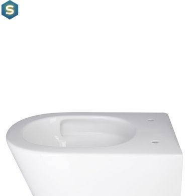 Унітаз підвісний Qtap Scorpio безободковий Ultra Quiet з сидінням Soft-close QT1433053EUQW, Білий