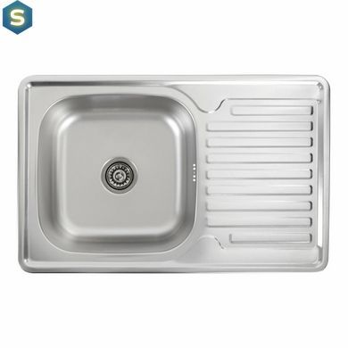 Кухонна мийка з нержавіючої сталі Valeso декор 7850 (0,8/180 мм), Decor