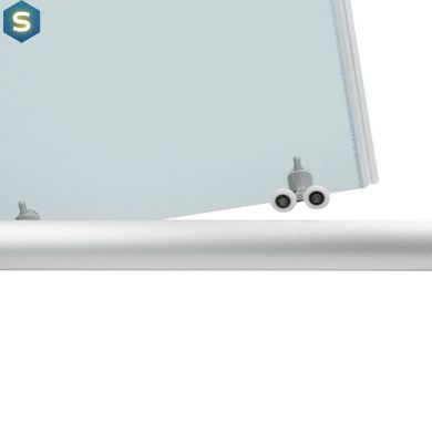 Душова кабіна Lidz Wawel SC120x80.SAT.LOW.FR, скло Frost 5 мм без піддона, Хром матовий, Універсальна, матовий