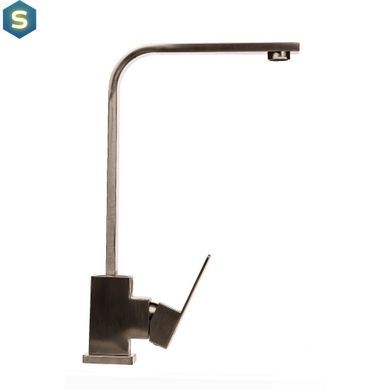 Смеситель для кухни Globus Lux Sicilia SBQ-203S, Графитовый хром